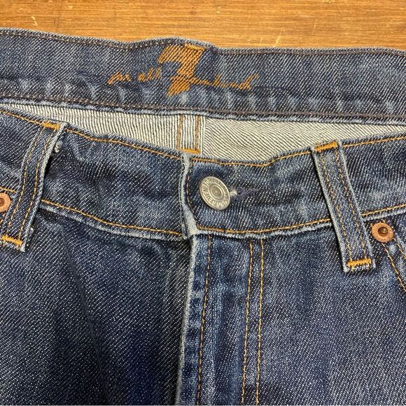 7 For All Mankind Straight Leg Jeans Size 32 - Picture 7 of 10